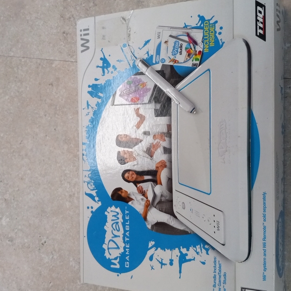 WII Video Games & Consoles Wii U Draw Game Tablet Nib Never Opened